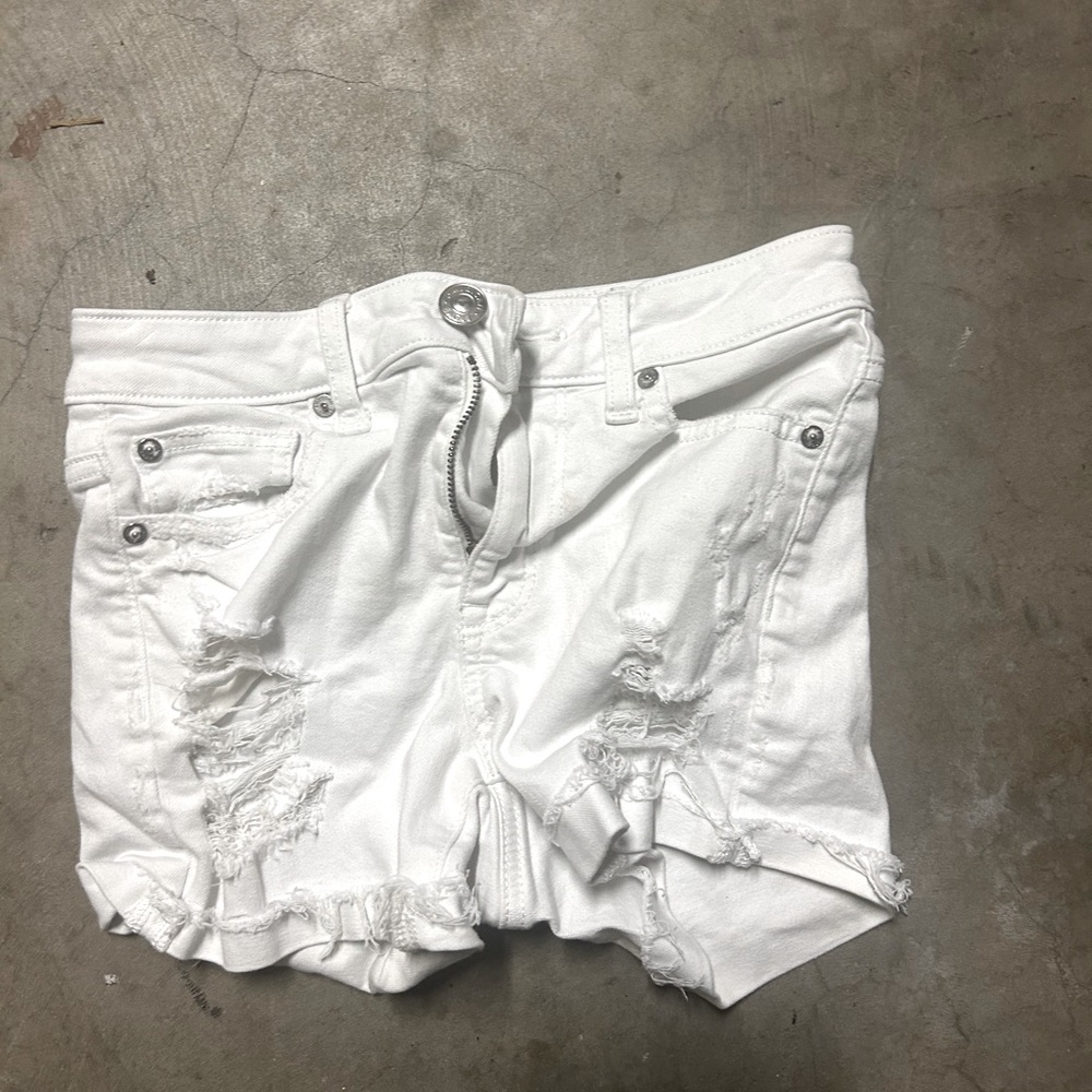 American Eagle White Shorts